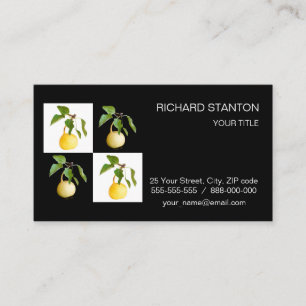 Wild pear business card