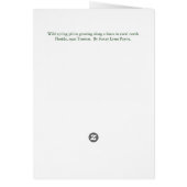 Wild Phlox Card (Back)