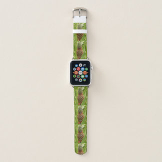 Wild Pineapple Tropical Fruit in Nature Apple Watch Band
