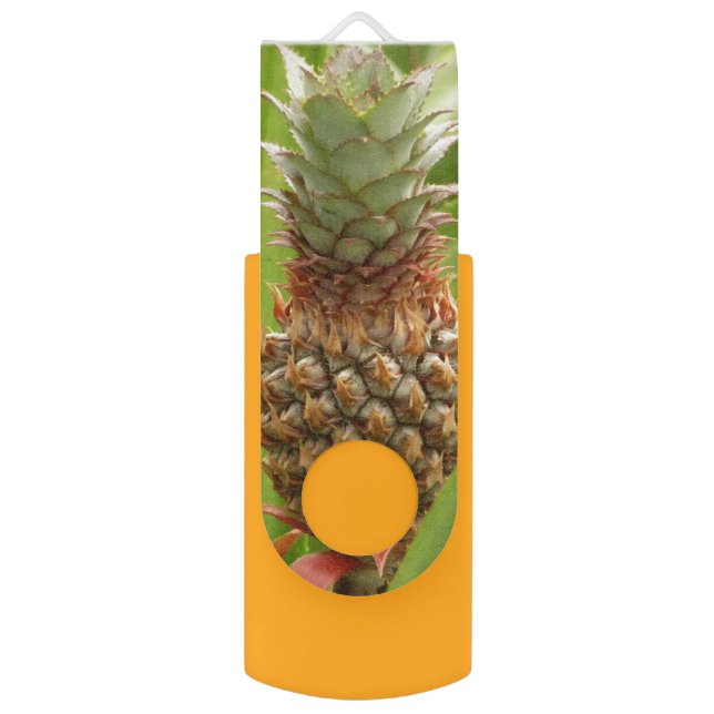 Wild Pineapple Tropical Fruit in Nature Flash Drive (Front Vertical)