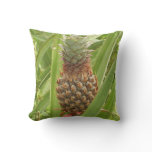 Wild Pineapple Tropical Fruit in Nature Throw Pillow