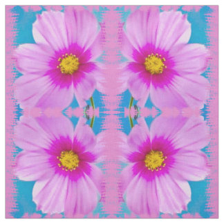Wild Pink Daisy Fabric