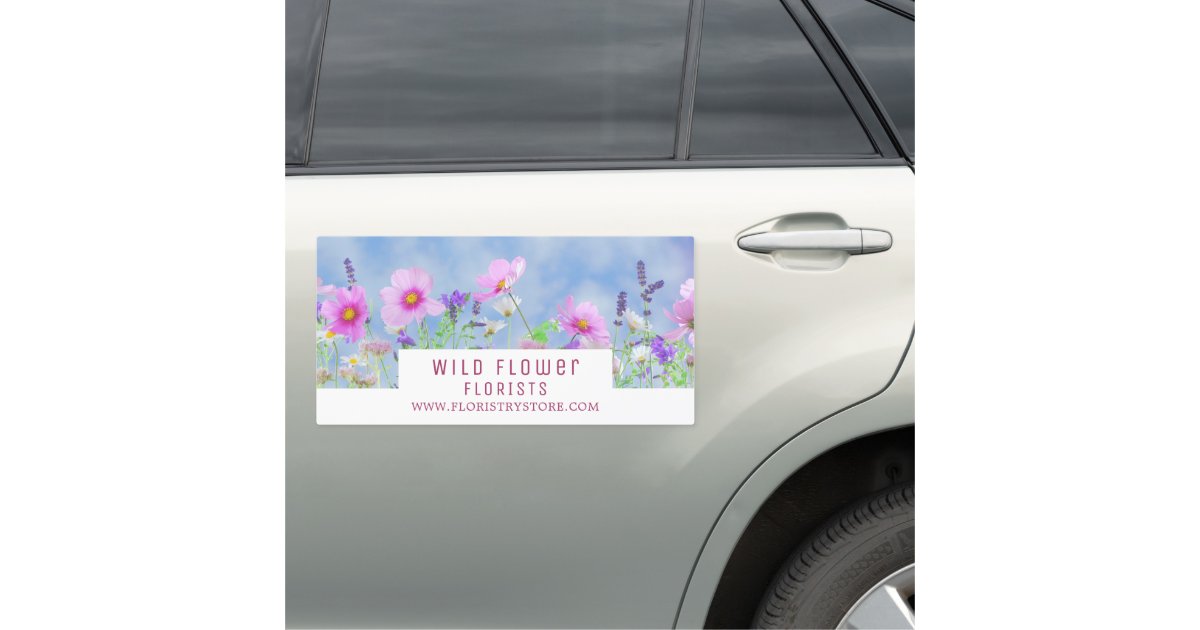 flower car magnets