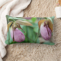 Wild Pink Lady Slipper Orchid Pair 