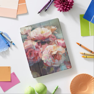 Wild Pink Roses iPad Smart Cover