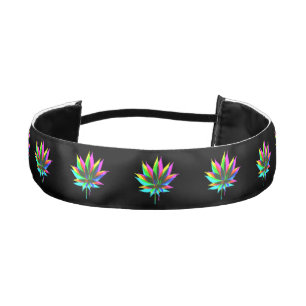 Wild Plant Leafs - neon colored + your ideas Athletic Headband