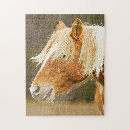 Wild Ponies West Virginia. Jigsaw Puzzle