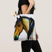 Horse Print Canvas Bag - 100% Polyester Tote Or Shopper Bag