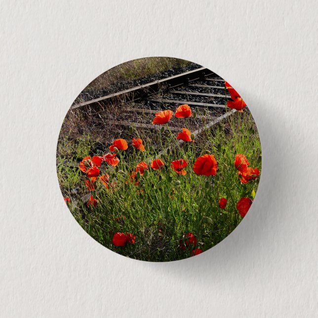 Wild poppy       button (Front)