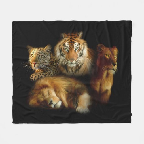 Wild Predators Fleece Blanket