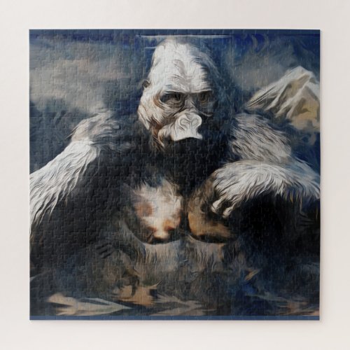 Wild Primate _ African Gorilla  Jigsaw Puzzle