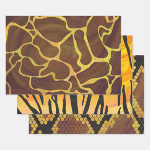 Wild Print Patterns Wrapping Paper Sheets