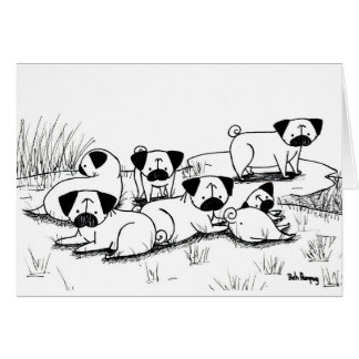 Wild Pug Grumble Cards