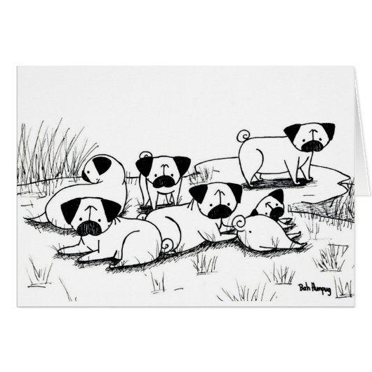 Wild Pug Grumble Cards (Front Horizontal)