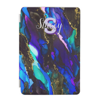 Wild Purple Alcohol Ink iPad Mini Cover