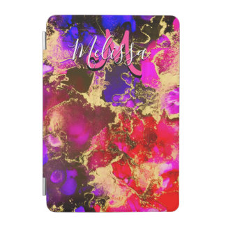 Wild Purple and Fuscia Alcohol Ink iPad Mini Cover
