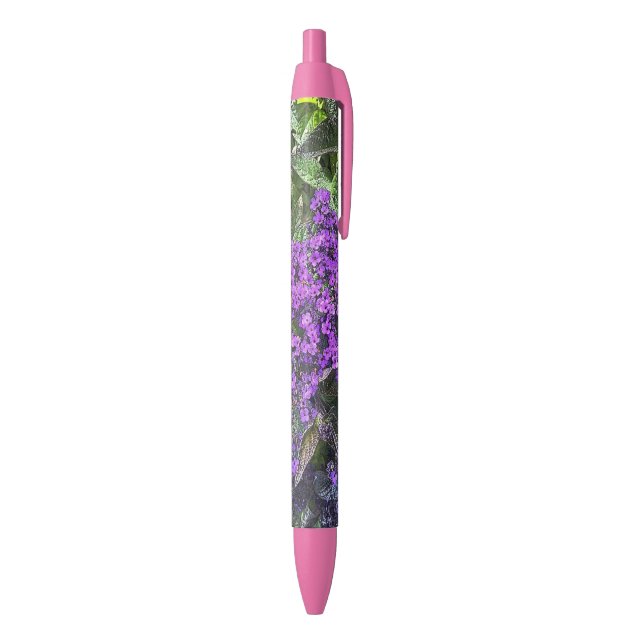 Wild purple lilac flowers with spring green leaves pen (Bottom (Vertical))