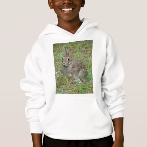 Wild Rabbit Eastern Cottontail Apparel and Gifts Hoodie