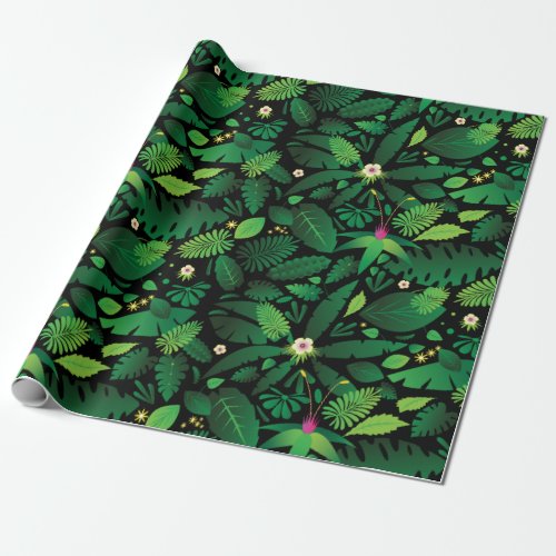 Wild Rainforest Pattern Wrapping Paper