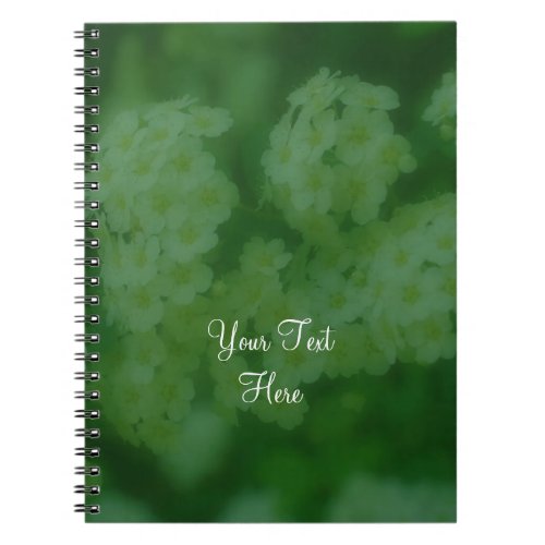 Wild Rambling Roses Flower Personalized Notebook