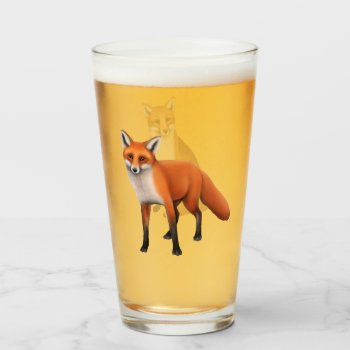 Wild Red Fox Tumbler Glass by teapotsbytpcstudio at Zazzle