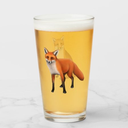 Wild Red Fox Tumbler Glass