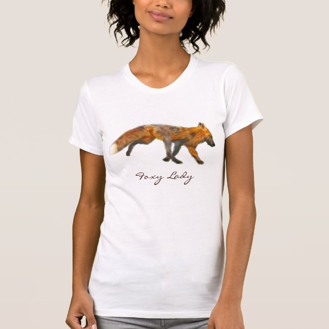 Wild Red Fox Wearable Art T-Shirt (Front)