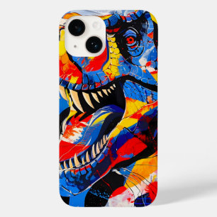 Wild Retro T-rex Dinosaur Fusion Case-Mate iPhone 14 Case