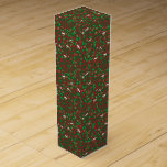 Wild Rhythms of Christmas Wine Box<br><div class="desc">This beautiful holiday design is prefect for those who share their love to share the expression of music.</div>