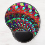 Wild Ride Gel Mouse Pad<br><div class="desc">Crazy shapes and psychedelic colors whirl into infinity. This very large image file can be moved around, resized, and rotated for many different looks.</div>