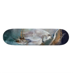 Wild Ride -Spirit Wolf Skateboard Deck