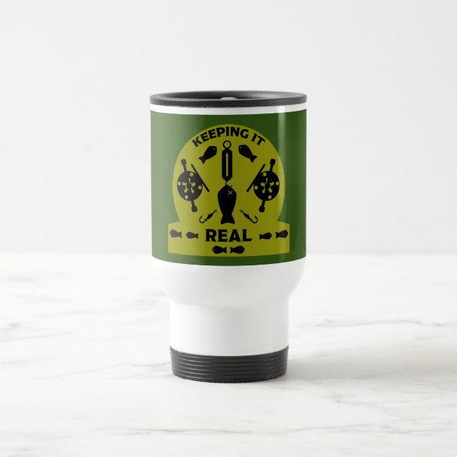 Wild River Fishing Travel Mug (Center)