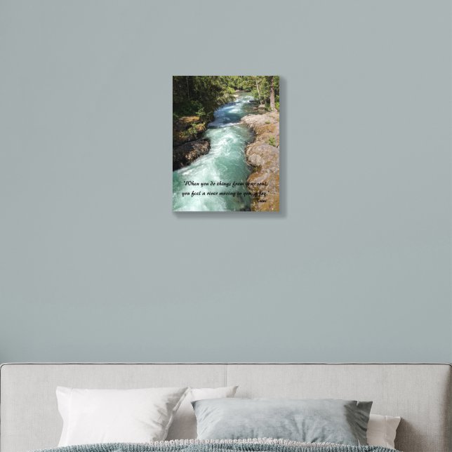 Wild River Rumi Poetry Verse Foam Core Photo Tile (Bedroom)