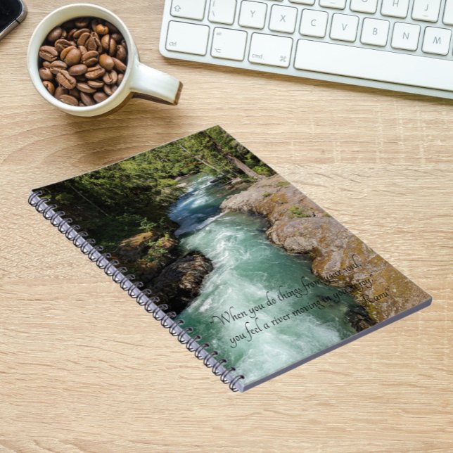 Wild River Rumi Poetry Verse Notebook (In Situ)