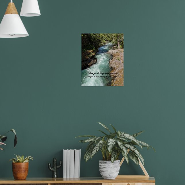 Wild River Rumi Poetry Verse Poster (Living Room 1)