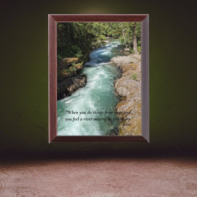 Wild River Rumi Poetry Wall Plaque (In Situ)