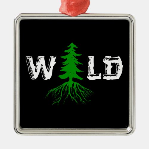 Wild Roots Outdoors Metal Ornament