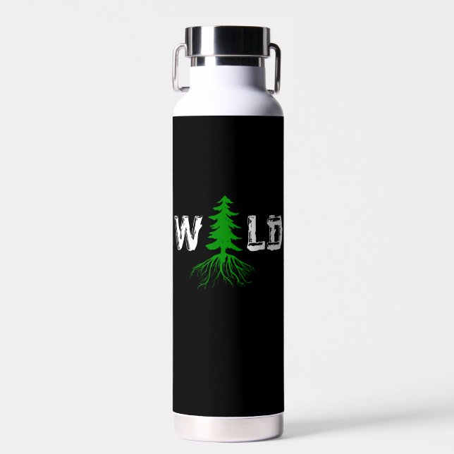 Wild Roots Outdoors Water Bottle (Front)