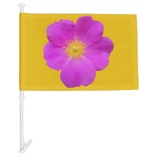 Wild Rose 2 Car Flag