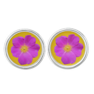Wild Rose 2 Cufflinks