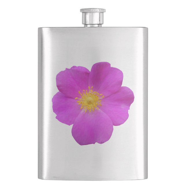 Wild Rose 2 Flask (Front)