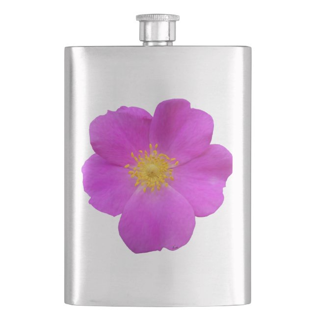 Wild Rose 2 Flask (Front)