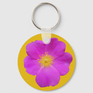 Wild Rose 2 Keychain