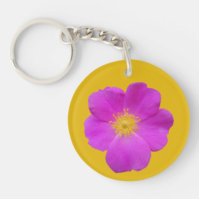 Wild Rose 2 Keychain (Front)