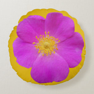 Wild Rose 2 Round Pillow