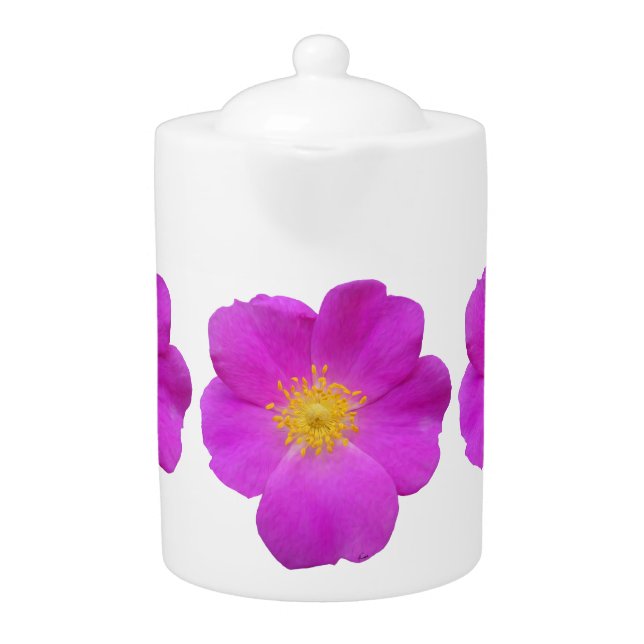 Wild Rose 2 Teapot (Front)