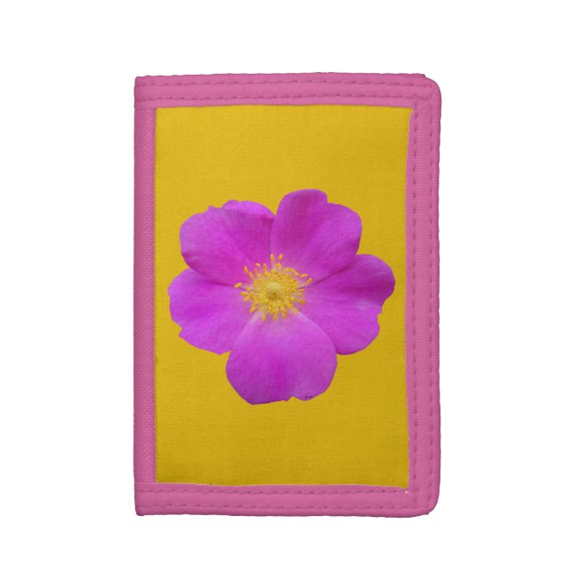 Wild Rose 2 Tri-fold Wallet (Front Vertical)