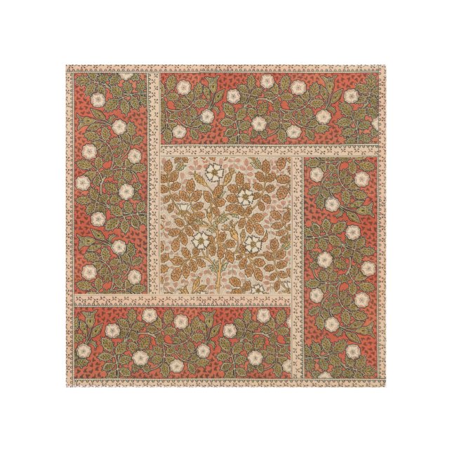 Wild Rose Art Illustration Flower Vintage (Front)
