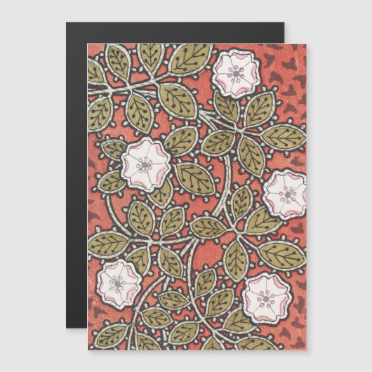 Wild Rose Art Illustration Flower Vintage (Front/Back)