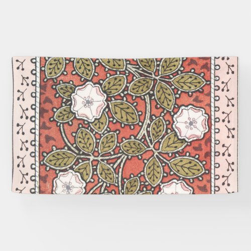 Wild Rose Art Illustration Flower Vintage Banner